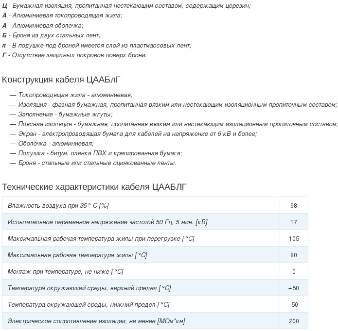 кабель цааблг