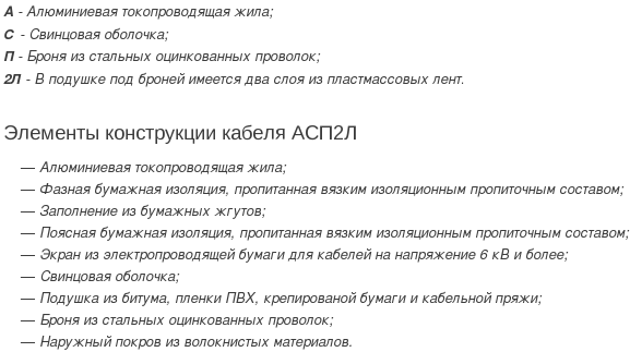 кабель асп2л