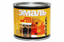 Эмаль ХВ-124 45 кг коричневая